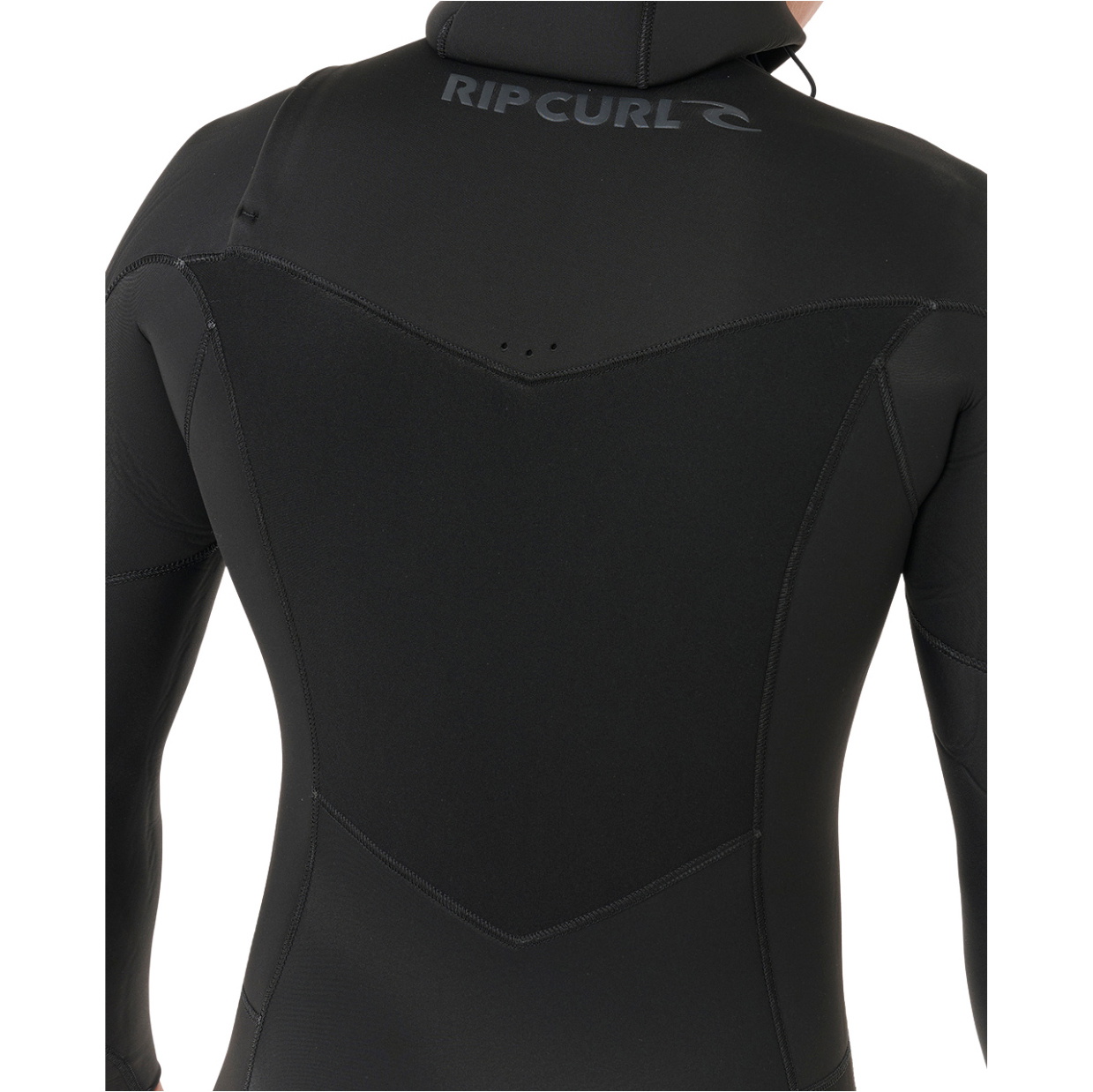 2026 Rip Curl Mens Dawn Patrol 6/4mm Hooded Chest Zip Wetsuit 16NMFS - Black